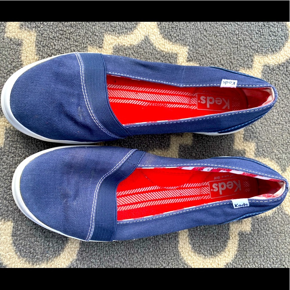 Blue Slip-on Keds
